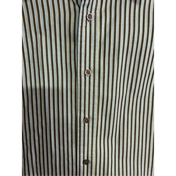 Robert Graham Extra Large (XL) Flip Cuff Striped Long Sleeve Shirt - Picture 4 of 8